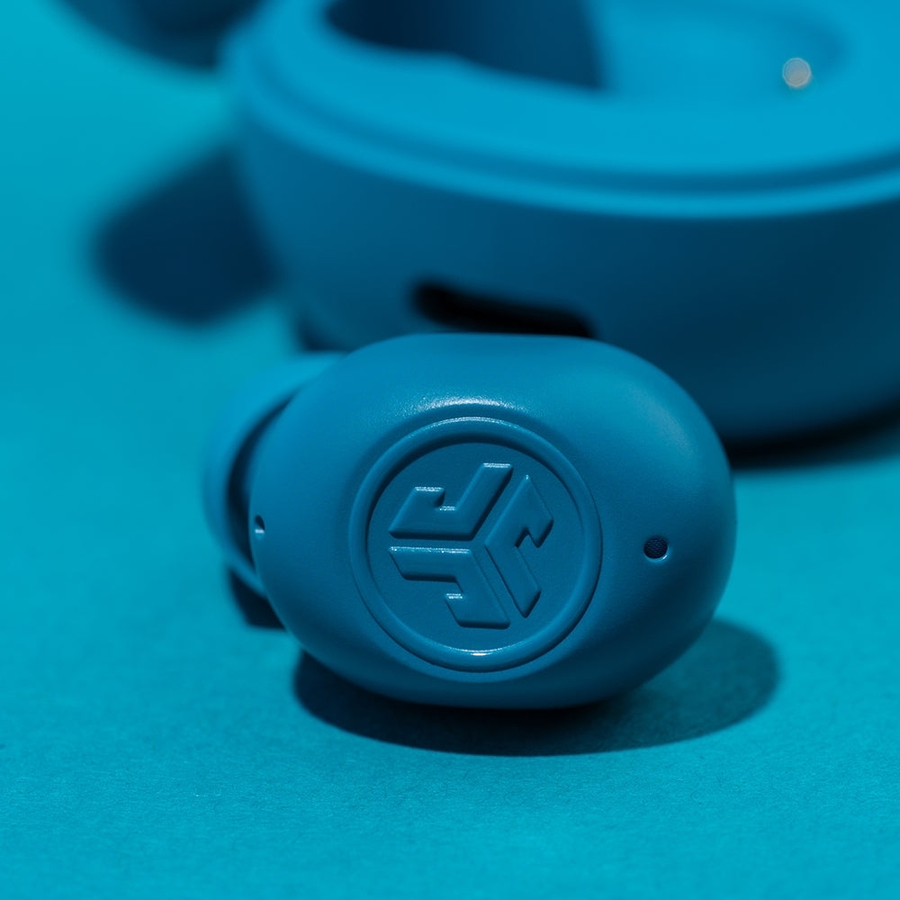 Jlab JBuds Mini True Wireless Multipoint Bluetooth Earbud Headphones Aqua Teal - Picture 5 of 14
